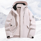 Women's Technical Ski and Winter Jacket with Removable Inner Jacket and Welded Seams Fashion Glam