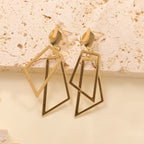 Women's Hanging Earrings in Modern Geometric Design Fashion Glam