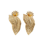 Ladies bangle with elaborate leaf design Fashion Glam