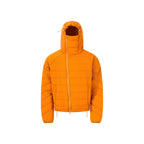 Unisex lightweight padded hooded jacket with thermo insulation, stand-up collar and concealed zipper Fashion Glam
