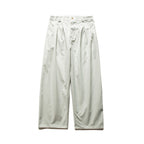 Unisex Wide Pleated Trousers with Elastic Waistband and Creases Fashion Glam