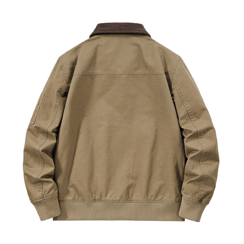 Men's Cord Collar Field Jacket Fashion Glam