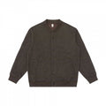 Men's Structured Knit Cardigan with Snap Button Placket and Ribbed Hem Fashion Glam