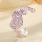 Women's bracelet with artistic shell motif Fashion Glam