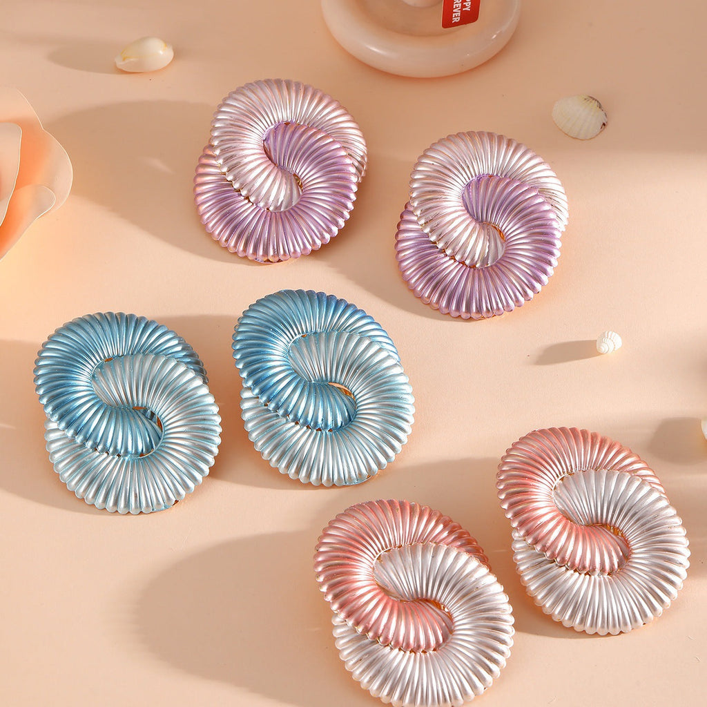 Women hair clips in modern shell design Fashion Glam