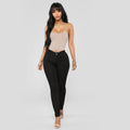 Women's High-Rise Skinny Jeans with Shaping Stretch Fashion Glam