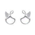 Women's earrings in elegant whale fin design Fashion Glam
