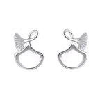 Women's earrings in elegant whale fin design Fashion Glam