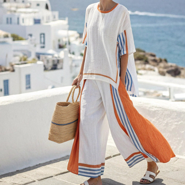 EVALINA – TIMELESS STRIPE SET