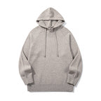 Unisex Oversize Knit Hoodie with Raglan Sleeves and Ribbed Cuffs Fashion Glam