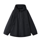 Men's Double Layer Colorblock Softshell Hooded Jacket in Urban Outdoor Cut Fashion Glam