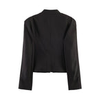 Women's short blazer in parade and military look with decorative cord applications and decorative buttons Fashion Glam