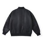 Men's Lightweight Flight Bomber Jacket with Water-Repellent Shell and Contrast Lining Fashion Glam