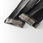 Men's loosely cut straight jeans in workwear style with used effect Fashion Glam