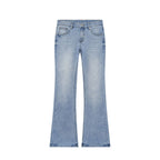 Women's High-Waisted Flared Jeans with Kickflare and Five-Pocket Cut Fashion Glam
