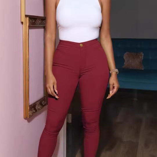 Women High-Waisted Shaping Skinny Jeans made of Superstretch Comfort Denim Fashion Glam