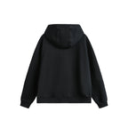 Unisex Oversize Hoodie with Distressed Details, Kangaroo Pocket and Ribbed Cuffs Fashion Glam