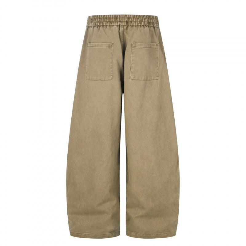 Unisex Wide Cut Lounge Pants with Drawstring and Extra Wide Leg Fashion Glam