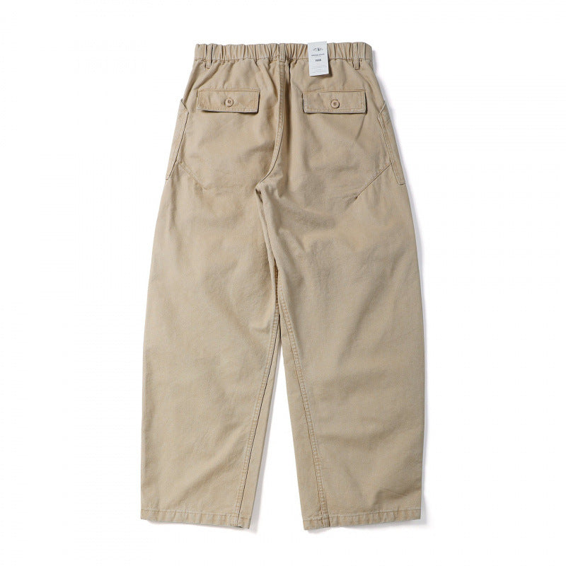 Unisex Loose Utility Pants with High Waist, Wide Leg and External Work Pockets Fashion Glam