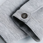 Unisex Boxy-Zip-Sweat jacket with shirt collar, concealed seams, and slit pockets Fashion Glam