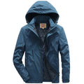 Men's water-repellent padded thermal jacket with adjustable hood and windproof membrane Fashion Glam