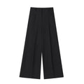 Women's High-Waisted Culotte Pants with Wide Legs, Crease and Stylish Tailoring Look Fashion Glam