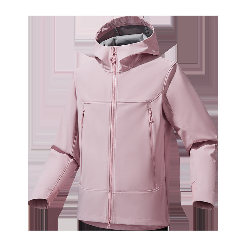 Men's Softshell Hoodie with Stretch, wind and water-repellent membrane and two-way zipper Fashion Glam