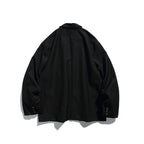 Men's Oversize Blazer in Boxy Cut with Flap Pockets and Light Padding Fashion Glam