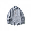 Men's Oversize Check Shirt with Chest Pocket and Relaxed Fit Fashion Glam