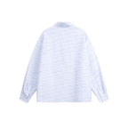 Unisex Loose Overshirt Shirt made of cotton blend with chest pocket and continuous button placket Fashion Glam