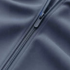 Men's Hooded Blouson Lightweight Windbreaker with Ribbed Hem and Concealed Zipper Placket Fashion Glam