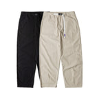 Unisex Light Technical Pants with Elastic Waistband, Integrated Adjustment Strap and Tapered Leg Opening Fashion Glam