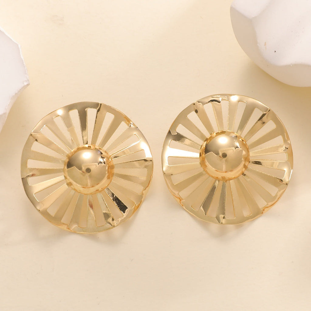 Ladies fashionable statement earrings with luxurious, geometric design Fashion Glam