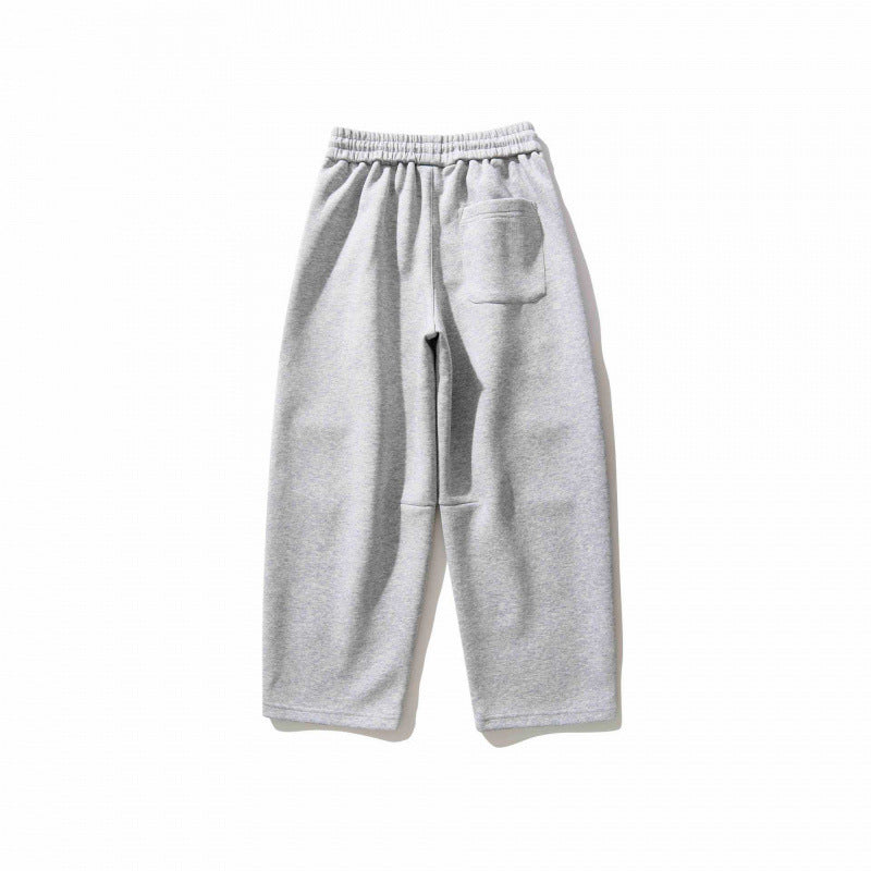 Unisex Wide Relaxed Jogging Pants made of French Terry with high elastic waistband and drawstring Fashion Glam
