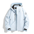 Men's Breathable, Waterproof Softshell Jacket with Fleece Lining and Hood Fashion Glam