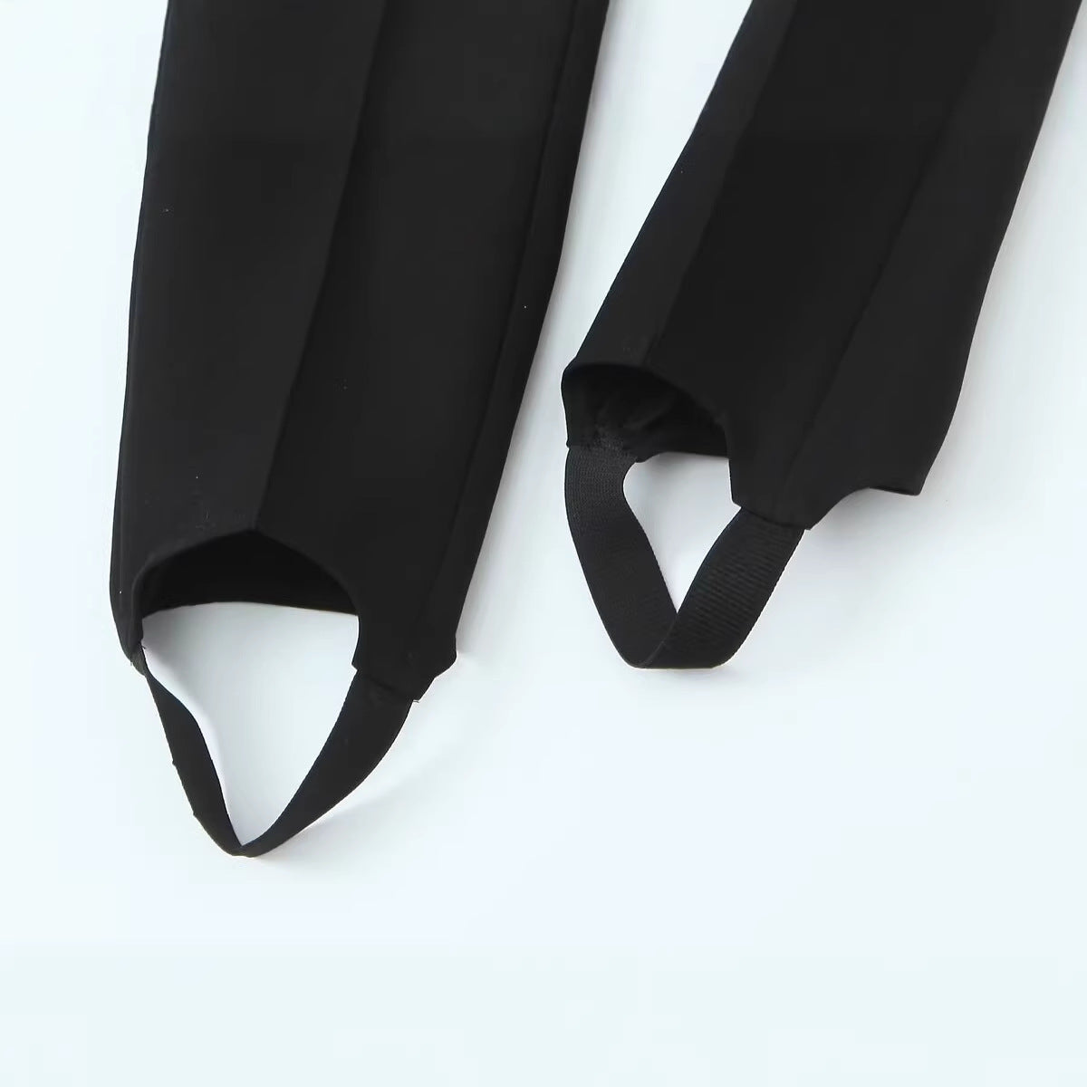 Ladies tailored suit trousers with crease and ankle strap Fashion Glam
