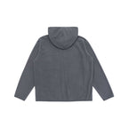 Unisex Hooded Fleece Jacket with Full Zip, Textured Knit and Chest Zip Pocket Fashion Glam