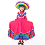 Girls' Tracht dress with colorful hem Fashion Glam