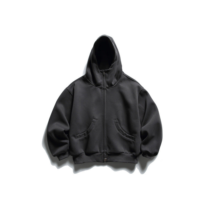 Unisex Oversize Zip-Hoodie with high collar and kangaroo pockets Fashion Glam