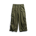 Unisex Loose Cargo Pants with Drawstring Waist, Large Flap Pockets, and Adjustable Hem Fashion Glam