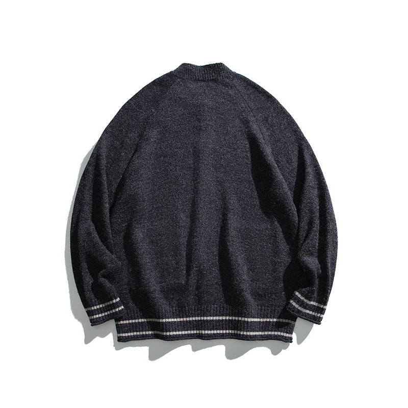 Unisex Boxy Cardigan made of fine knit with raglan sleeves and patch pockets Fashion Glam