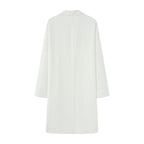 Women Longline Coat with Open Front, Casual Fit and Patch Pockets Fashion Glam