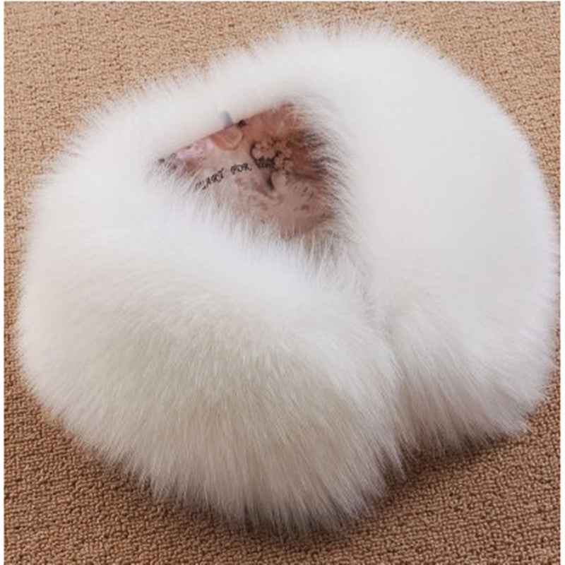 Women's High-Pile Loop Scarf made of Faux Fur with Soft Lining Fashion Glam