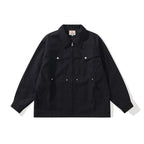 Unisex Kastige Worker-Overjacket made of canvas with full-length zipper, chest flap pocket and patch hand pockets Fashion Glam