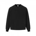 Unisex Boxy Sweatshirt with raglan sleeves, round neckline and decorative yoke Fashion Glam