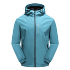 Men's Ultralight Rain Jacket with Hood, Water-Repellent Membrane and Taped Seams Fashion Glam