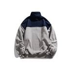 Unisex Oversize-Fleece-Halfzip-Pullover with high collar and raglan sleeves Fashion Glam