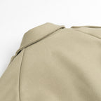 Women Extravagant Longline Wool Blend Trench with Dropped Shoulder and Sleeve Buckles Fashion Glam