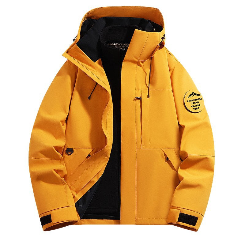 Women's Technical Ski and Winter Jacket with Removable Inner Jacket and Welded Seams Fashion Glam