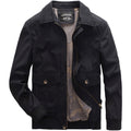 Men's lightweight field bomber jacket with stand-up collar and flap pockets Fashion Glam